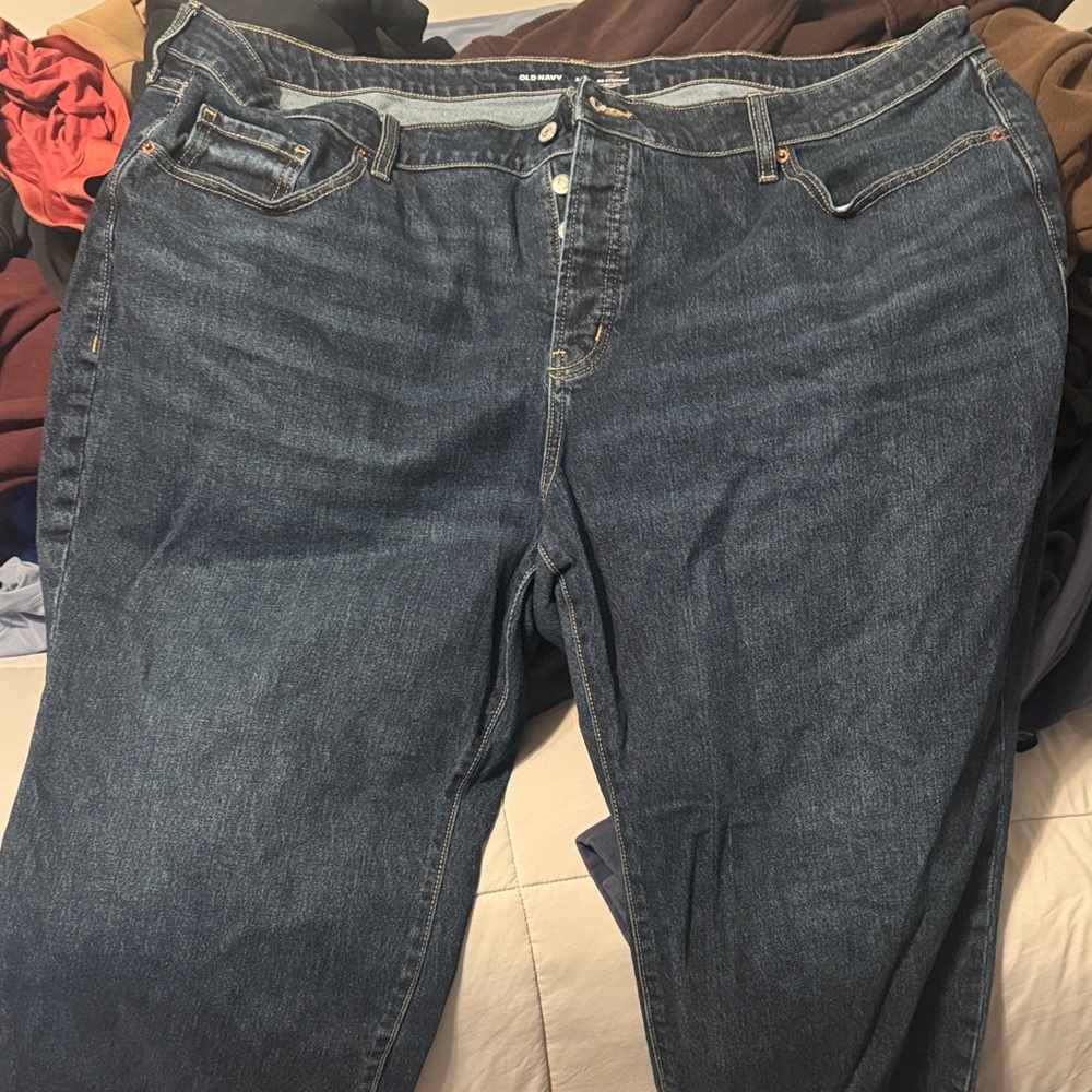 Old Navy High-Rise Blue Jeans